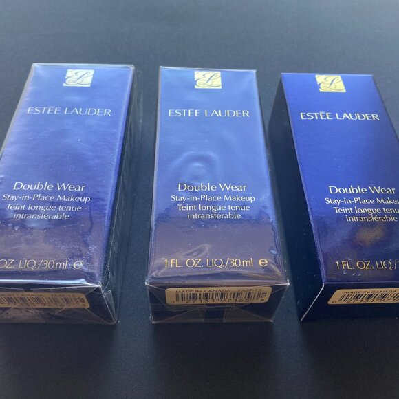 Estee Lauder Double Wear Makeup Foundation LOT of 3 in Shade 1C0 Shell - Picture 4 of 11